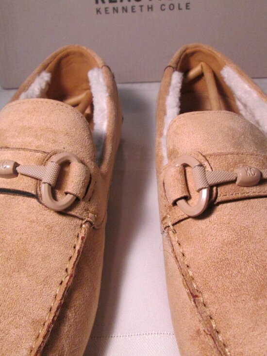 Kenneth Cole Reaction Dawson Bit Driver Loafers – Camel | Men’s Size 9 | NIB - Picture 6 of 12